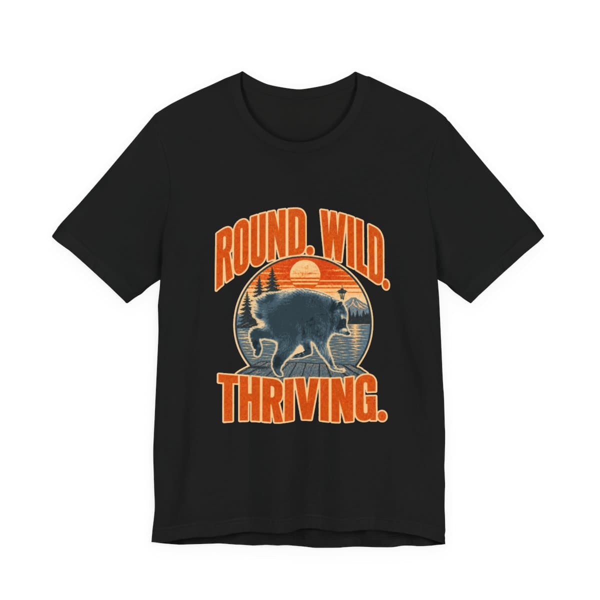 Jimothy — Round. Wild. Thriving. Tee view 2